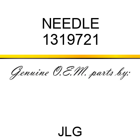 NEEDLE 1319721