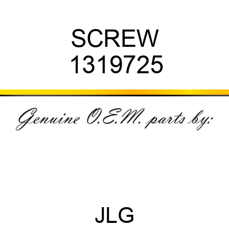 SCREW 1319725