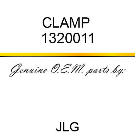 CLAMP  1320011