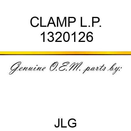 CLAMP L.P. 1320126