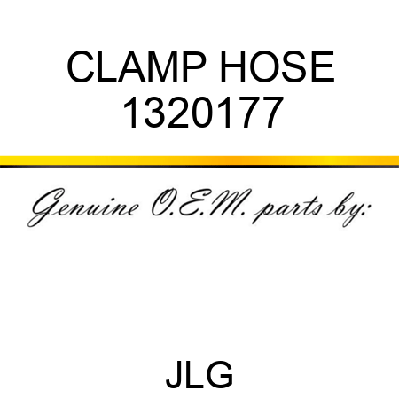 CLAMP HOSE 1320177