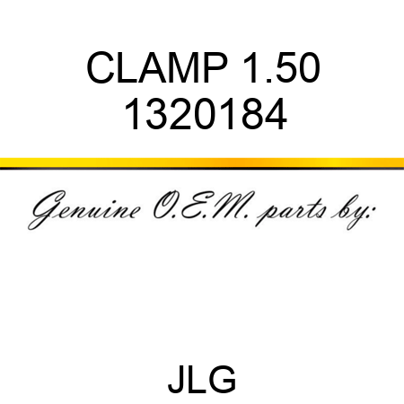 CLAMP 1.50 1320184