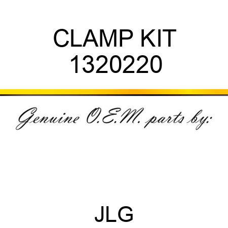 CLAMP KIT 1320220