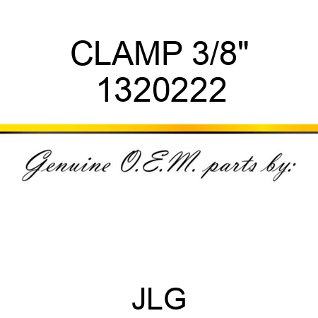 CLAMP 3/8
