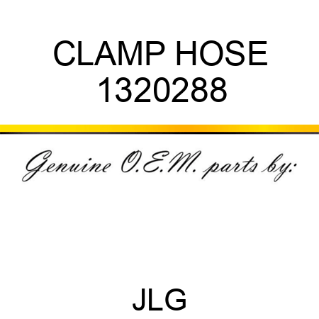 CLAMP HOSE 1320288