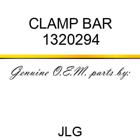CLAMP BAR 1320294