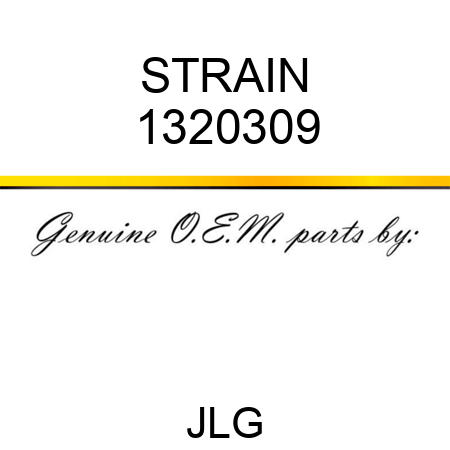 STRAIN 1320309