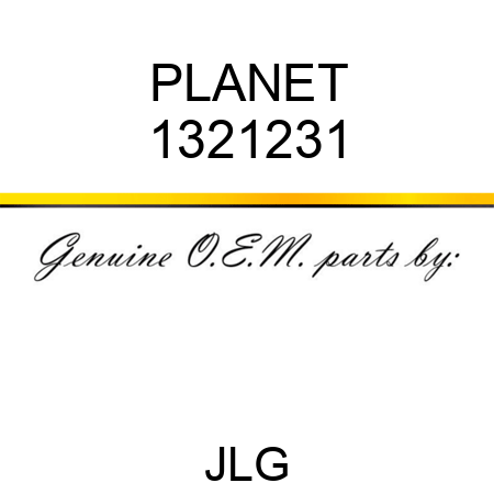 PLANET 1321231