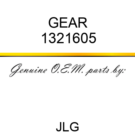 GEAR 1321605