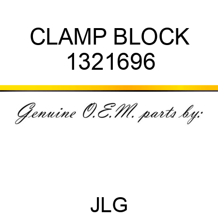 CLAMP BLOCK 1321696