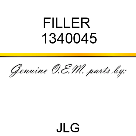 FILLER  1340045