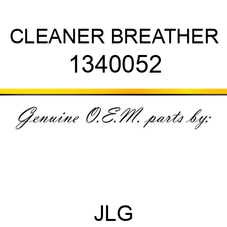 CLEANER BREATHER 1340052