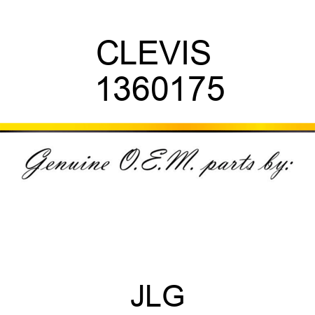 CLEVIS  1360175