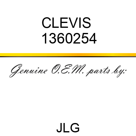 CLEVIS  1360254