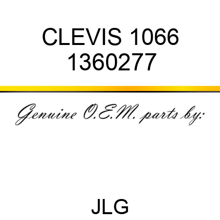 CLEVIS 1066 1360277
