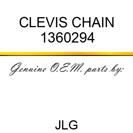 CLEVIS CHAIN 1360294
