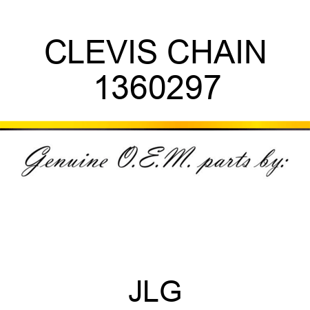 CLEVIS CHAIN 1360297