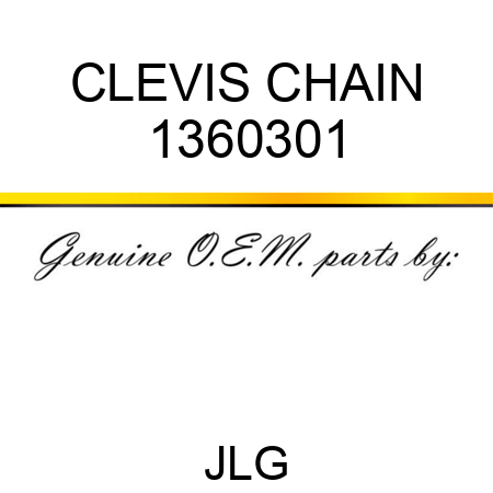 CLEVIS CHAIN 1360301