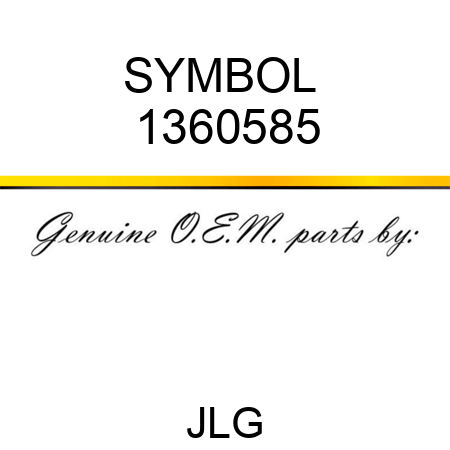 SYMBOL  1360585