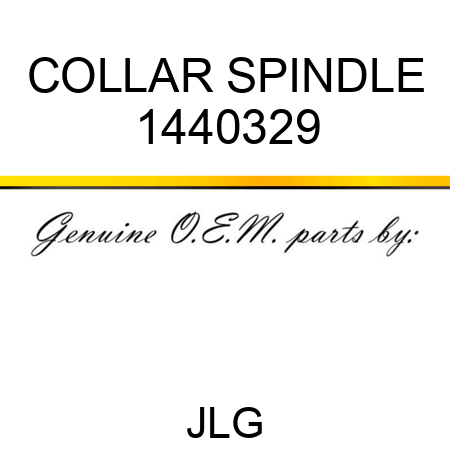 COLLAR SPINDLE 1440329