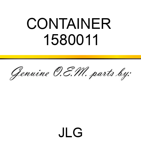 CONTAINER  1580011