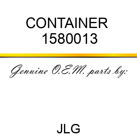 CONTAINER  1580013