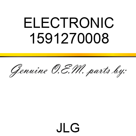 ELECTRONIC 1591270008