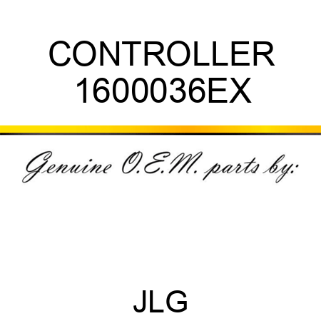 CONTROLLER 1600036EX