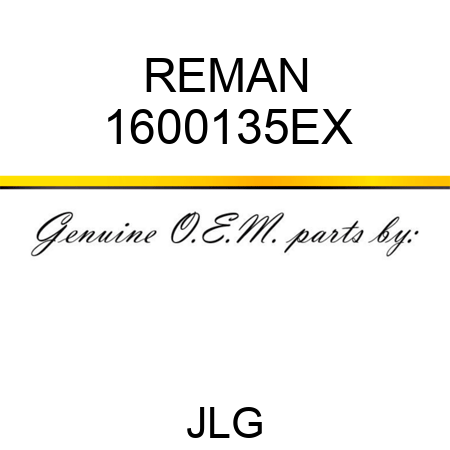 REMAN 1600135EX