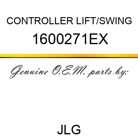 CONTROLLER LIFT/SWING 1600271EX