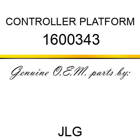 CONTROLLER PLATFORM 1600343
