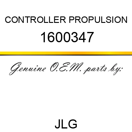CONTROLLER PROPULSION 1600347