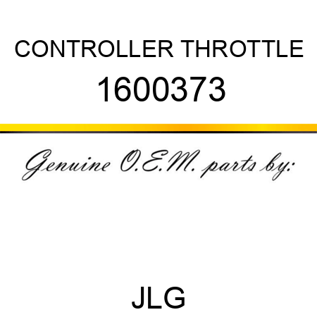 CONTROLLER THROTTLE 1600373