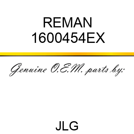 REMAN 1600454EX