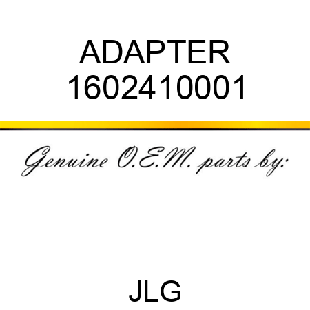 ADAPTER 1602410001