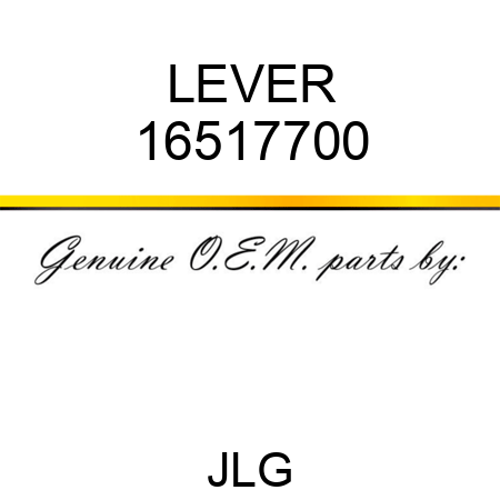 LEVER 16517700