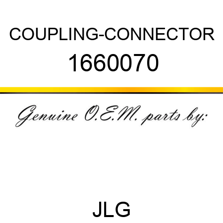COUPLING-CONNECTOR 1660070