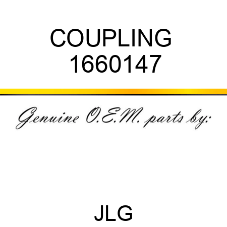 COUPLING  1660147