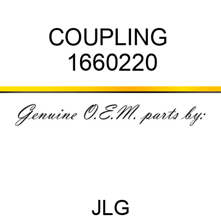 COUPLING  1660220