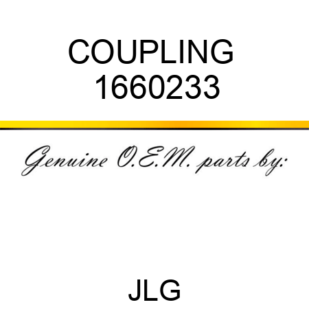 COUPLING  1660233