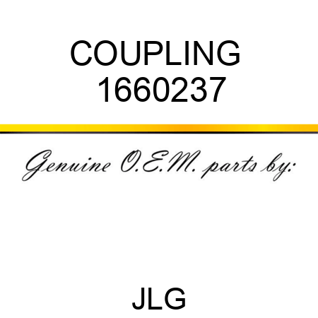 COUPLING  1660237