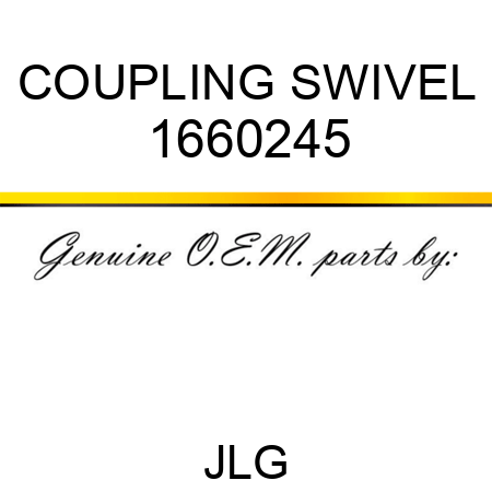 COUPLING SWIVEL 1660245