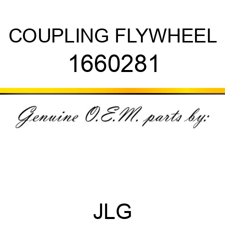 COUPLING FLYWHEEL 1660281