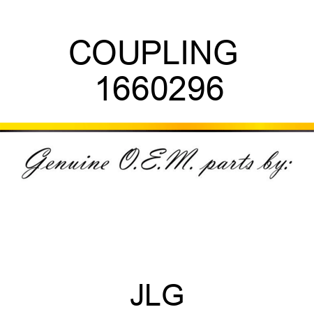 COUPLING  1660296