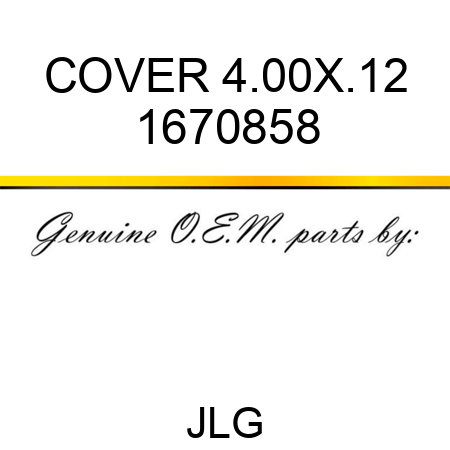 COVER 4.00X.12 1670858