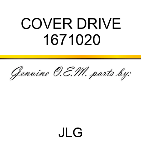 COVER DRIVE 1671020