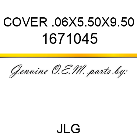 COVER .06X5.50X9.50 1671045