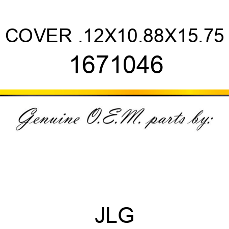 COVER .12X10.88X15.75 1671046