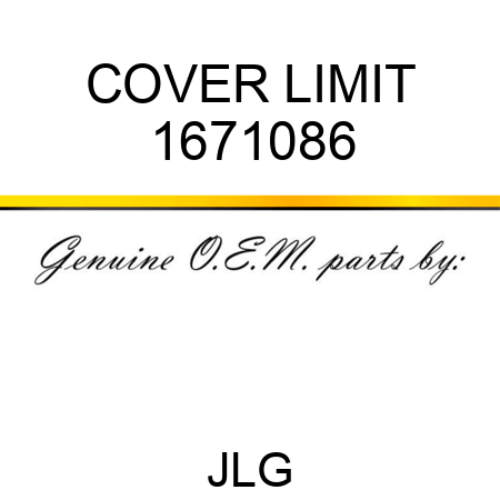 COVER LIMIT 1671086