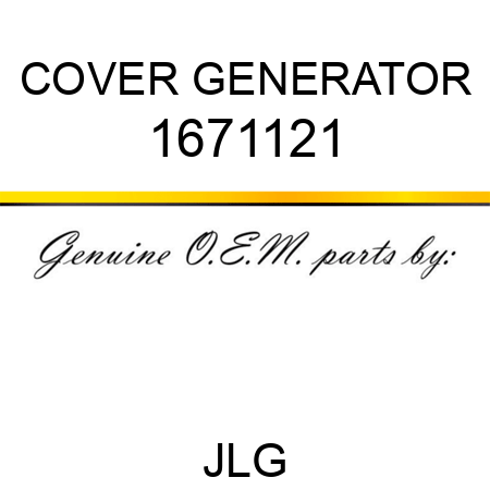 COVER GENERATOR 1671121
